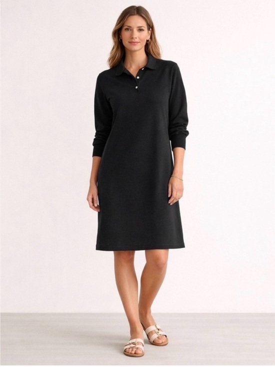 Tuckernuck Dresses & Skirts - Tuckernuck Black Pique Polo Dress XXXL NWT Pockets